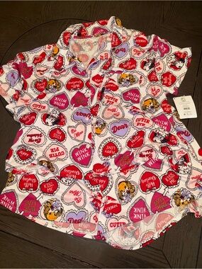 Valentines PJ set from Walmart NWT size xl
